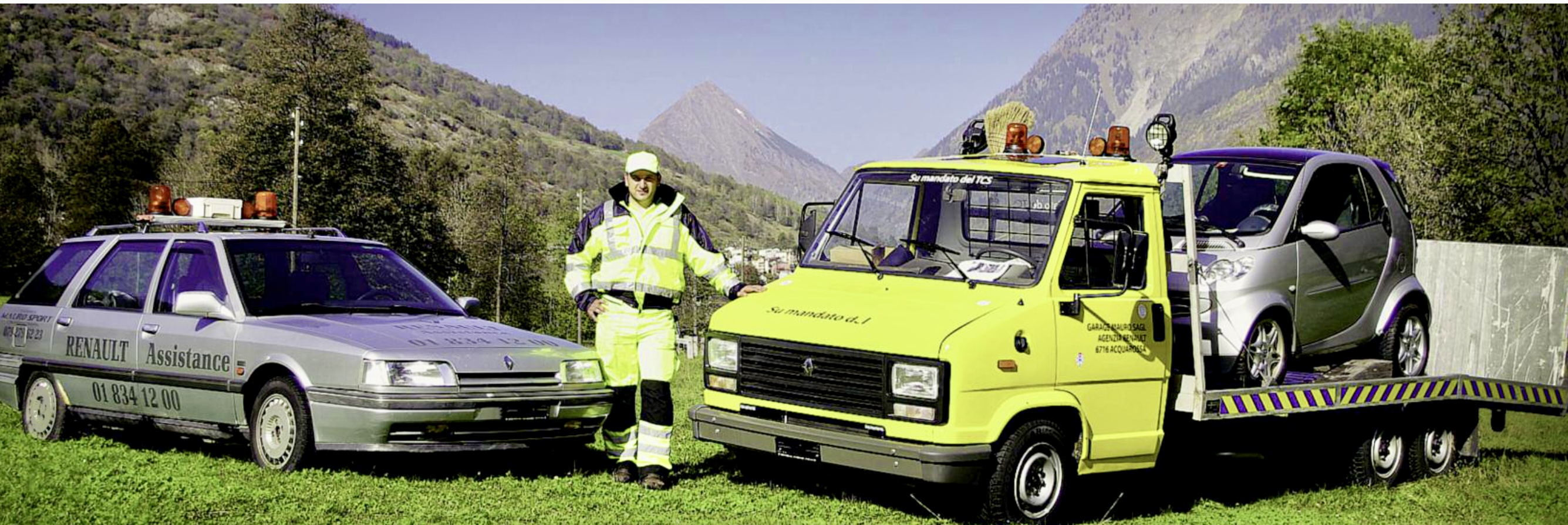 Il servizio di soccorso del Garage Mauro