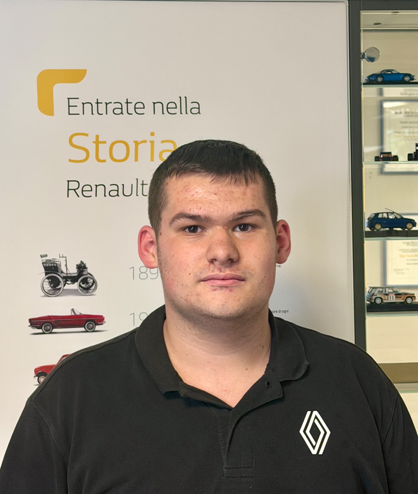 Andrea Zubiani, apprendista meccatronico AFC del Garage Mauro